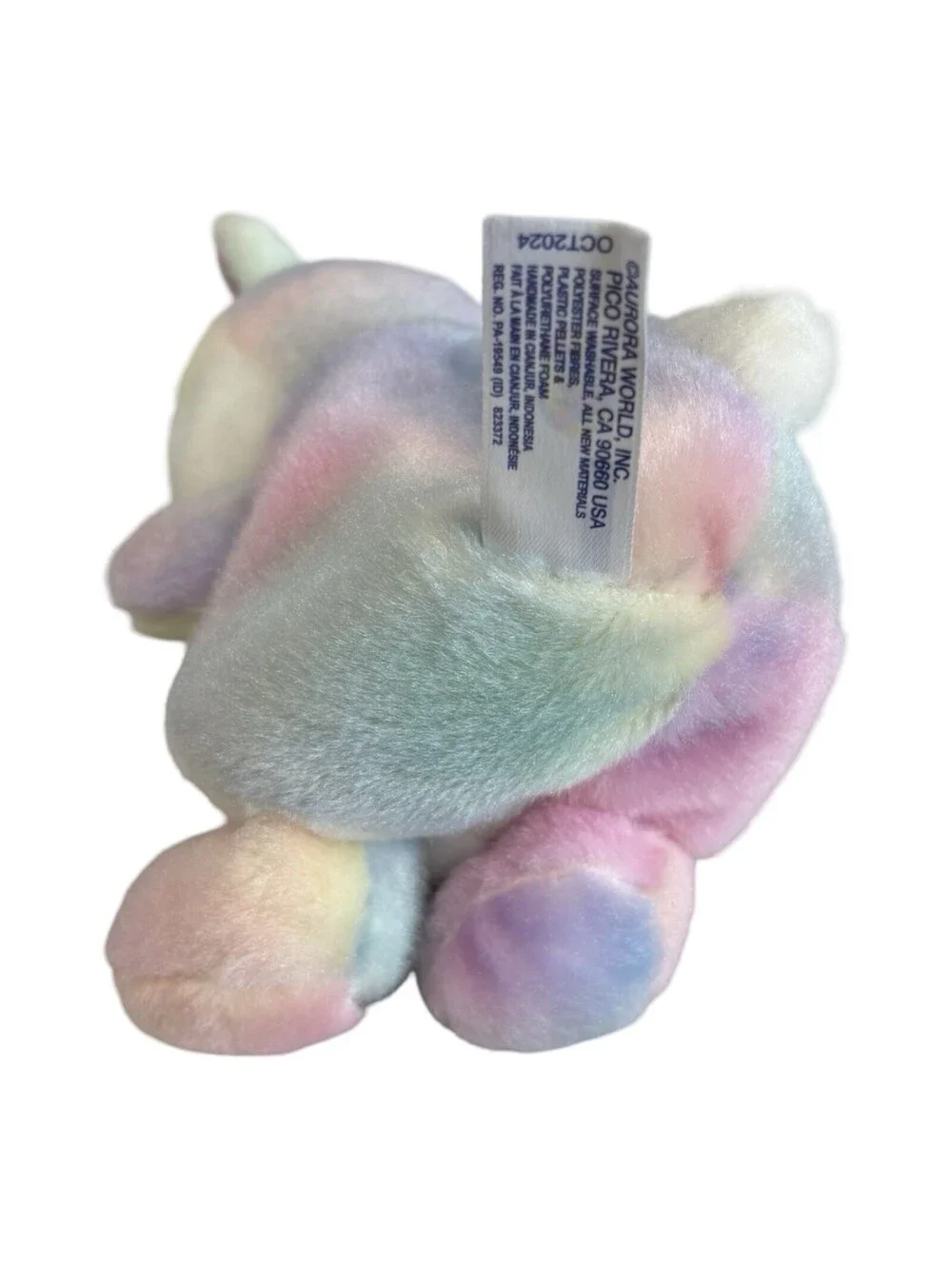 Aurora Palm Pals Pastel Easter Bunny Plush